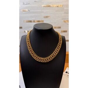 Vintage Anne Klein Gold Tone Necklace